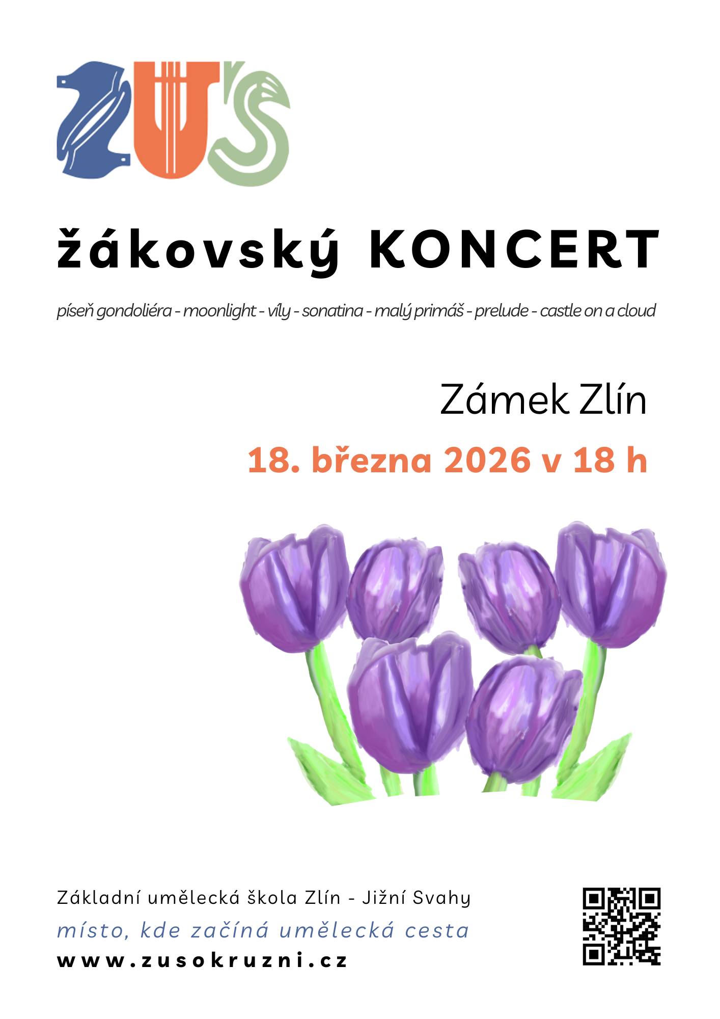 Březnový žákovský koncert na zámku